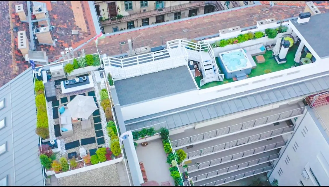Skygarden Budapest - Luxury Penthouse With Private Jakuzzi Gym Sauna Apartment