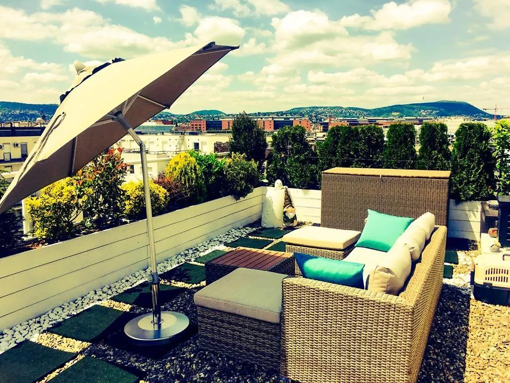 Skygarden Budapest - Luxury Penthouse With Private Jakuzzi Gym Sauna