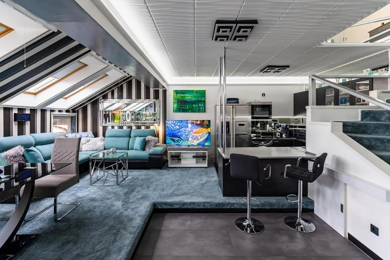 Apartmán Skygarden Budapest - Luxury Penthouse With Private Jakuzzi Gym Sauna